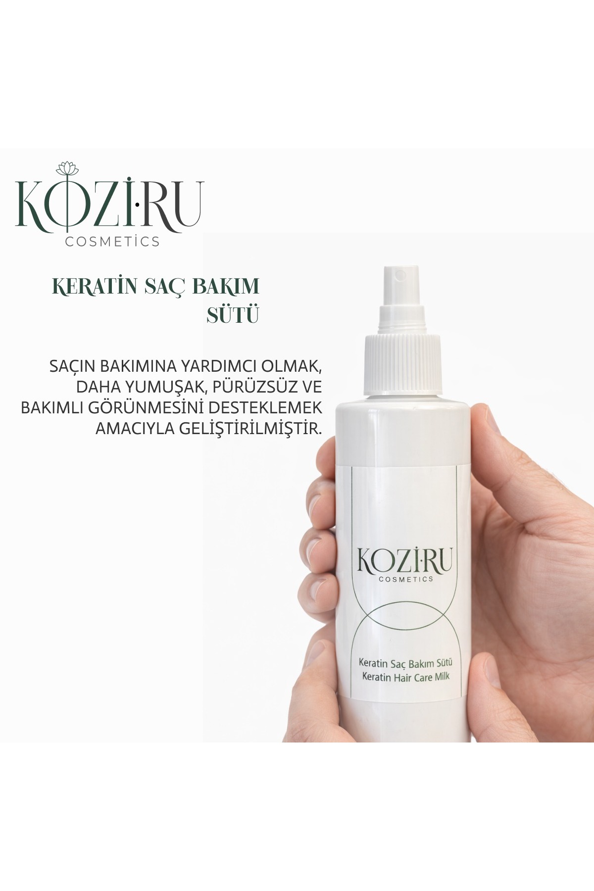 شیر مراقبت از مو کراتینه - کرم مراقبت از مو کراتینه بدون نیاز به آبکشی ۲۰۰ میلی لیتر - KOZ-KSB-200ML — تصویر 5 از 5