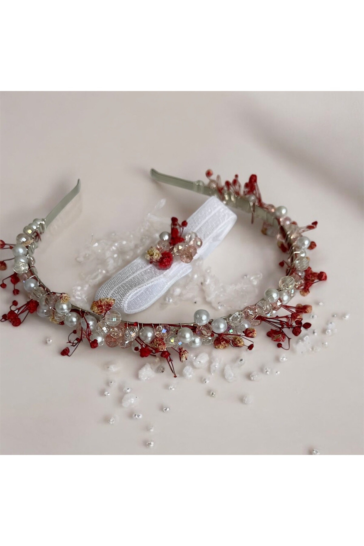 Kadamorganik Özel Tasarım Anne Bebek Lohusa Taç Seti fotoğrafı 4 (önizleme)