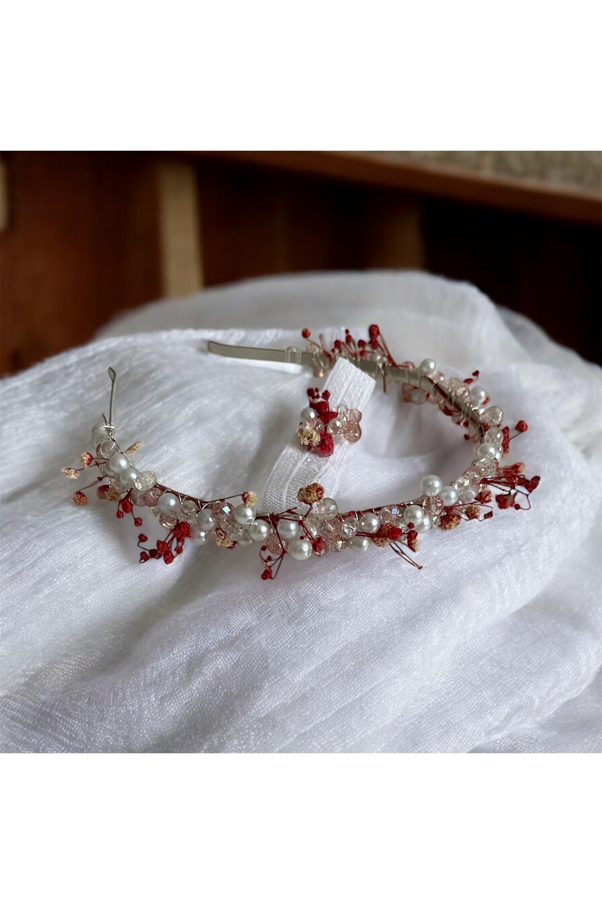 Kadamorganik Özel Tasarım Anne Bebek Lohusa Taç Seti fotoğrafı 6 (önizleme)