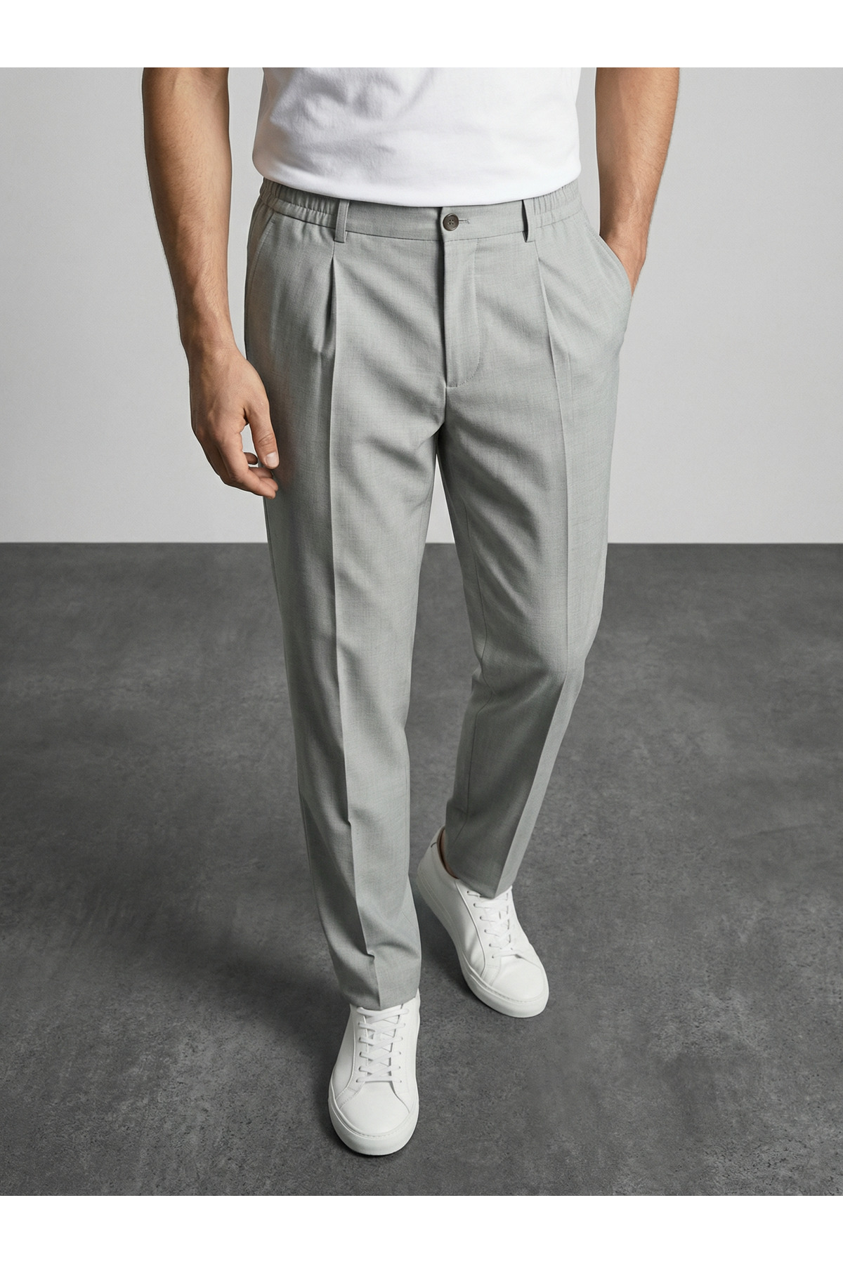 BAGGY FABRIC PANTS