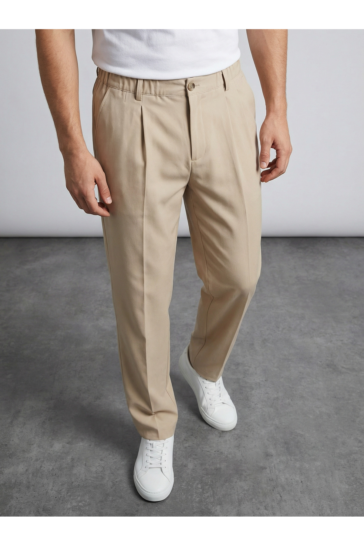 BAGGY FABRIC PANTS