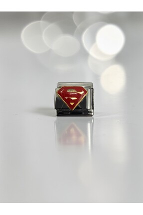 ahsenaksesuar2025 Seç & Kombinle) 3 Al 2 Superman Amblem Öde Çelik İtalyan Bi...