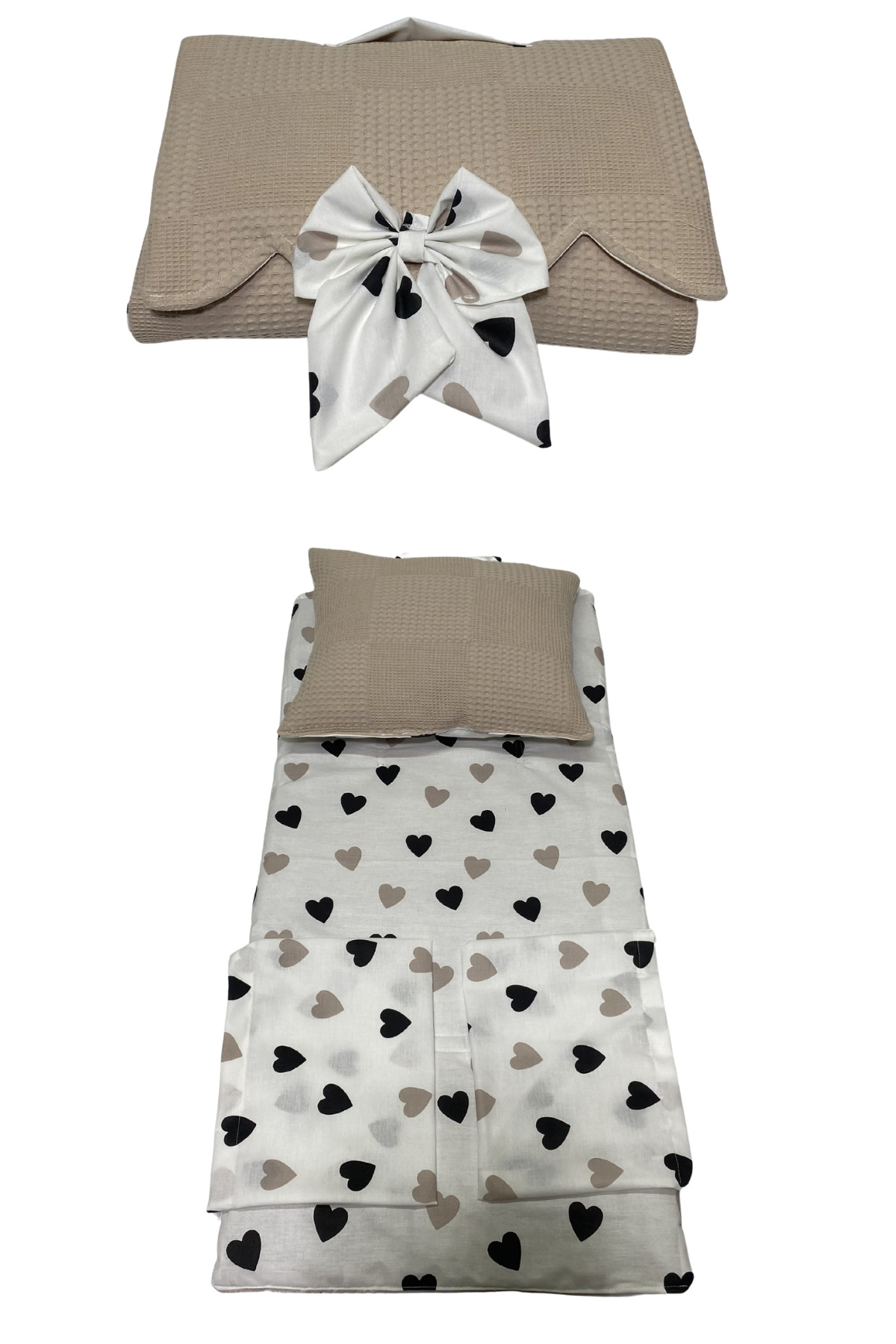 Happy Baby Dikiş Atölyesi 13’lü Babynest Anne Yanı Puset Örtüsü Alt Açma Emzirme Yastığı Ana Kucağı Bebek Arabası Minderi fotoğrafı 7 (önizleme)