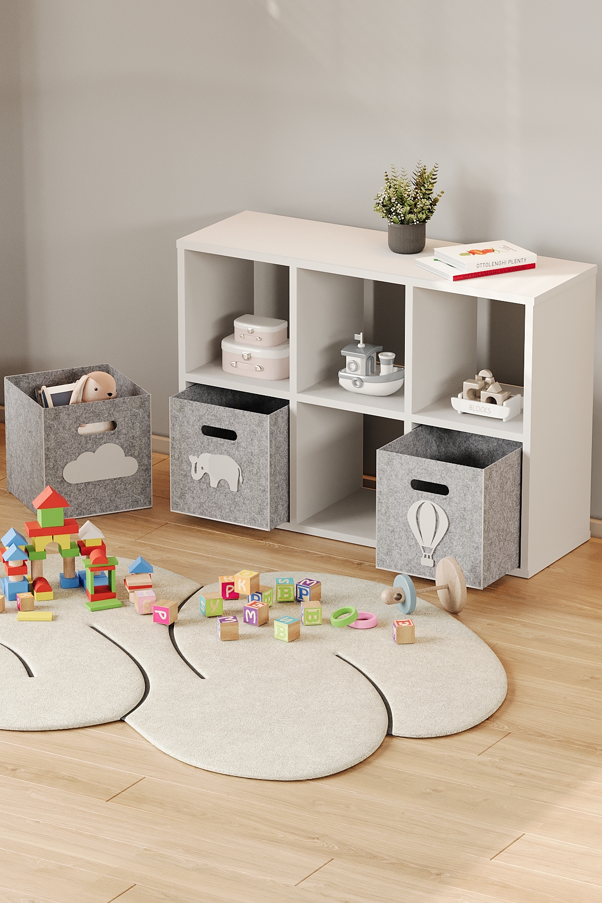 Baby Darling 6 Bölmeli Keçeli Organizer Dolap (Keçeler Dahil) fotoğrafı 5 (önizleme)