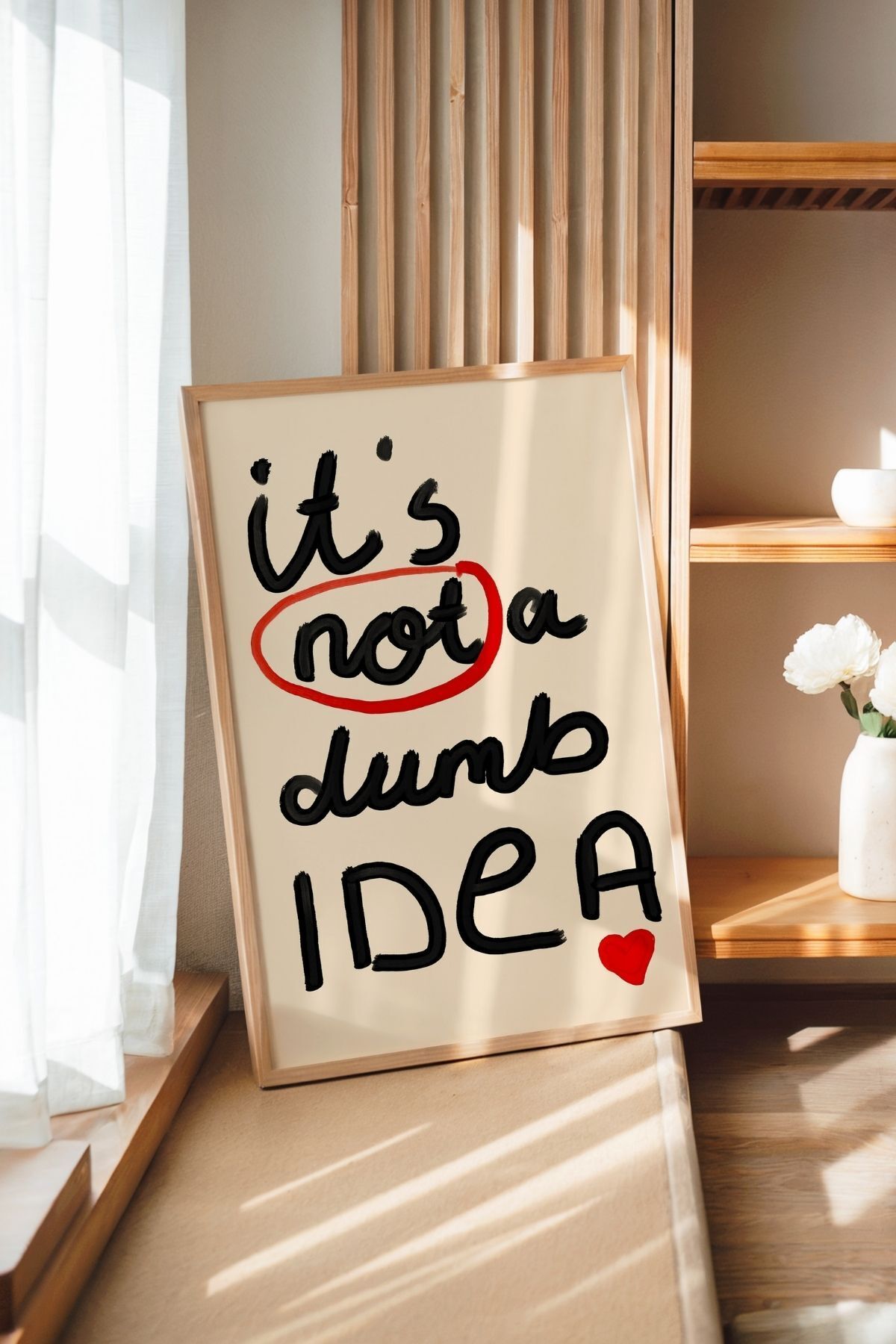 Modern Yazılı Tablo Poster Duvar Dekoru Motivasyon Sözlü Tasarım Çerçevesiz