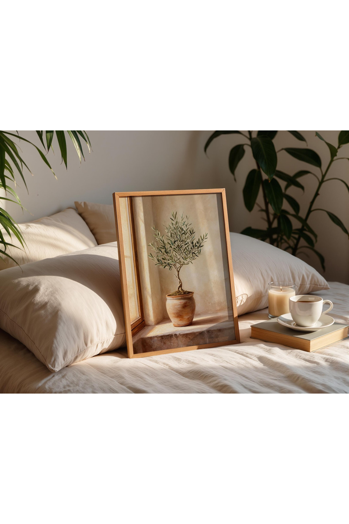 One Piece Living Room Office Decor Table olive tree vrynt