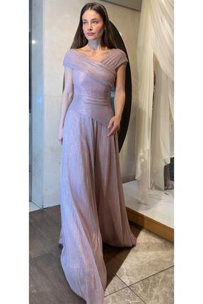 SpringStore Pudra Simli Drapeli Abiye