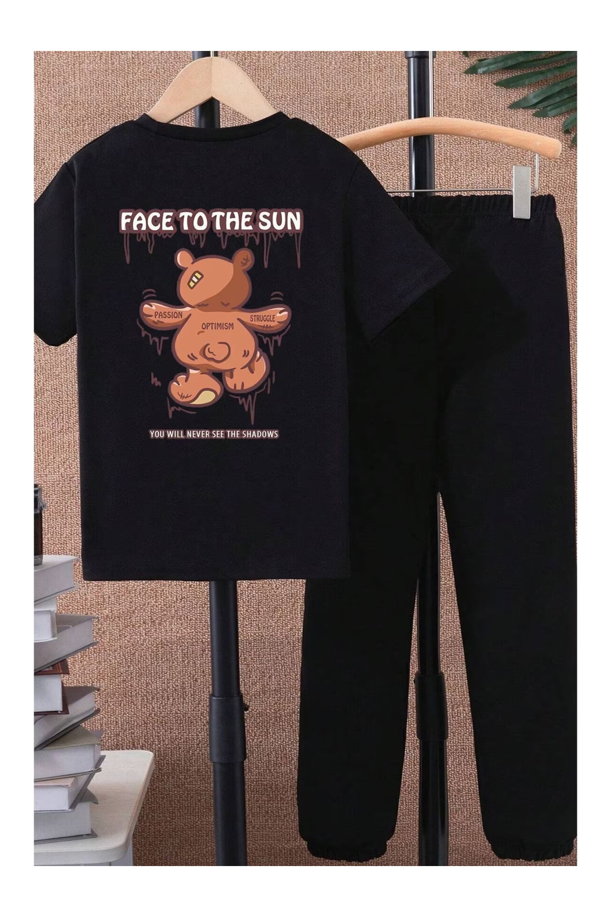 طقم Unisex مطبوع (قطعتين)