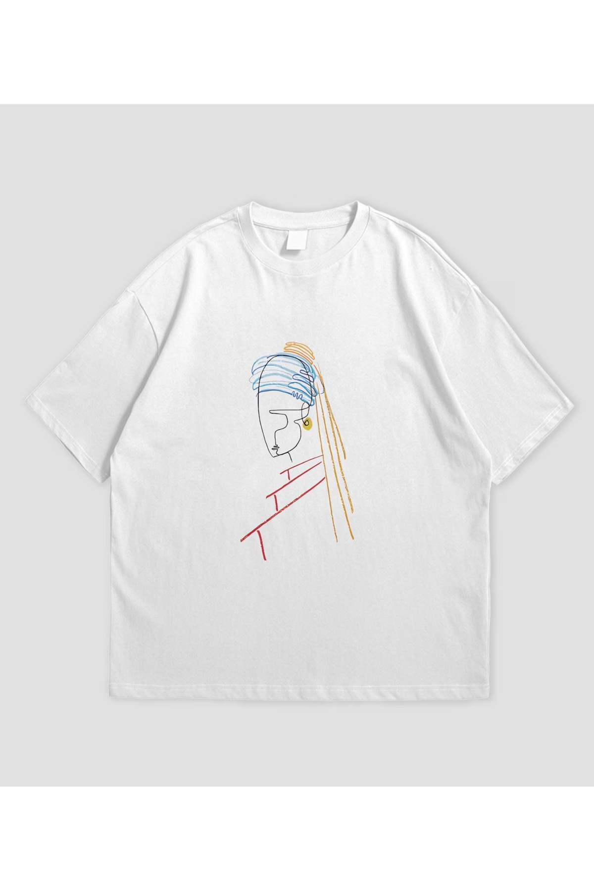 تيشيرت Oversize بطبعة للجنسين