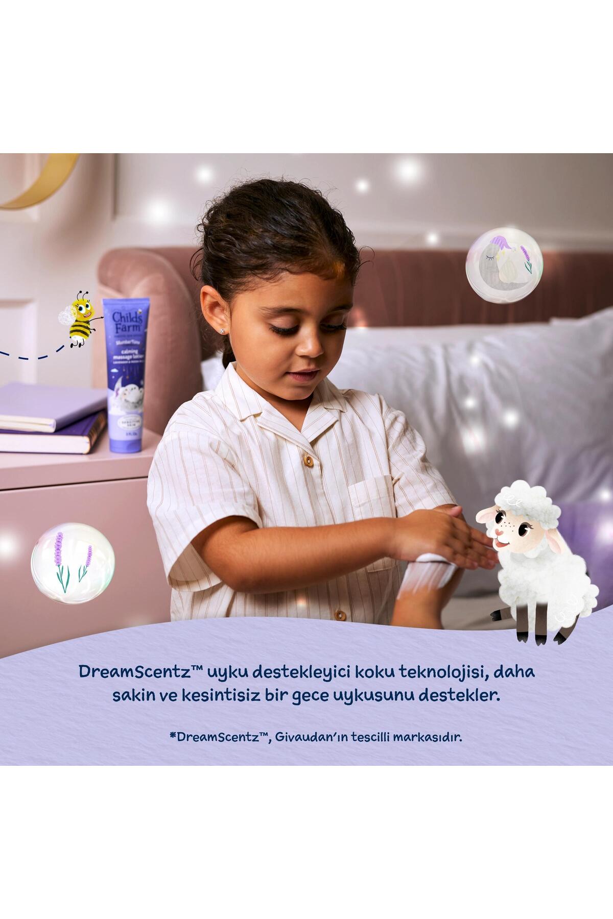 Childs Farm Uyku Zamanı Rahatlatıcı Masaj Losyonu – Lavanta & Ay Işığı Sütü 150 ml fotoğrafı 2 (önizleme)