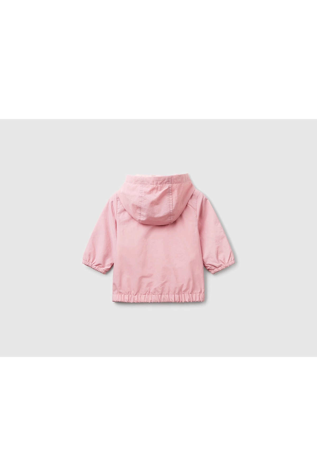 Benetton 21GGAN00T Pembe Kız Bebek Yağmurluk fotoğrafı 2 (önizleme)