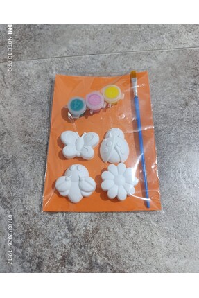 HanımeliAtölyesi MİNİK ÇİÇEK BÖCEK BOYAMA SETİ (ÇİÇEK, KELEBEK, UĞUR BÖCEĞİ) ...