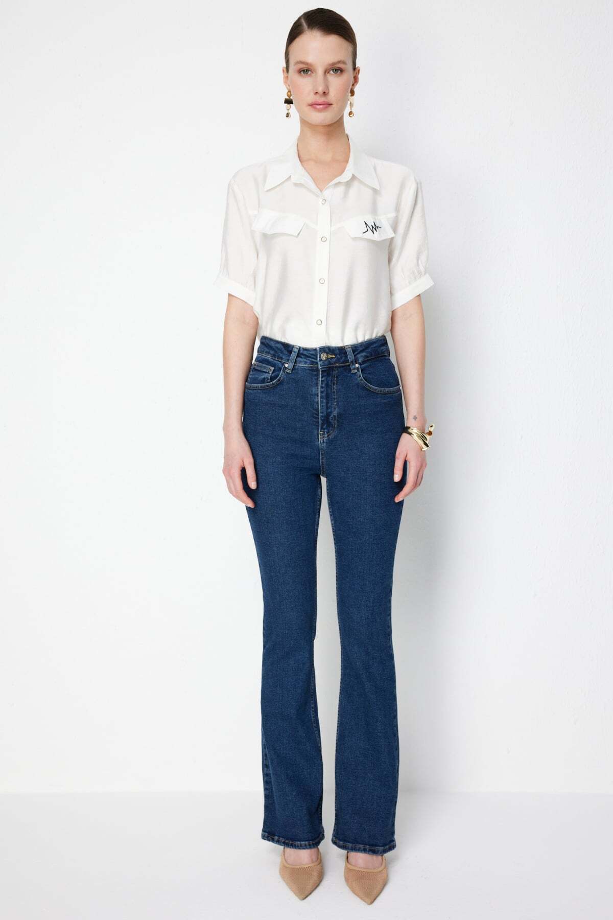 Flare Five Pocket Jeans