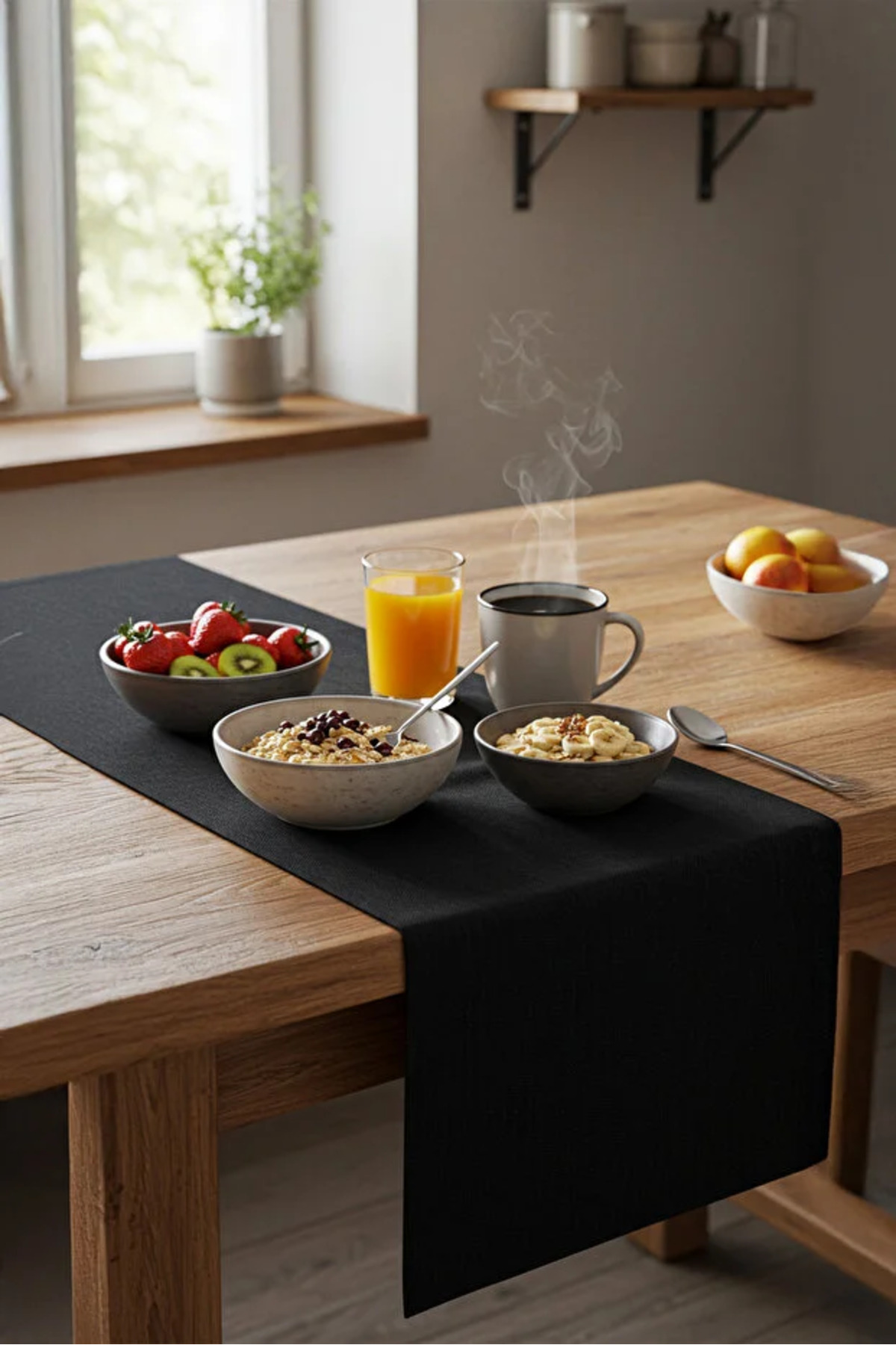 Stylish Linen Table Runner 50x150 cm – Modern and Elegant Tablecloth Runner