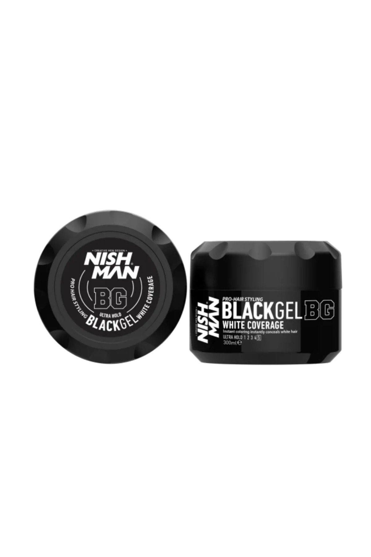 Butik Nıshman Beyaz Saç Sakal Kapatıcı Siyah Jöle Black Gel — KU8682035085775-56U