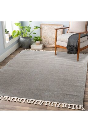 SULTAN HALI DURU SERİSİ GRİ PELUŞ HALI 3050