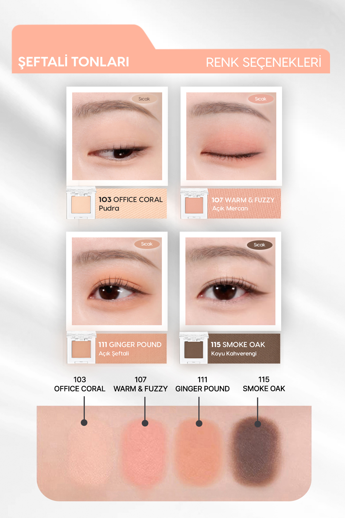 Yumuşak Dokulu, Dökülme Yapmayan Mat Tekli Göz Farı Modern Shadow Matte (117 Pink Sis) — صورتی 111596 — تصویر 6 از 9