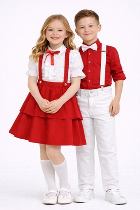 Nacar 23 Nisan 29 Ekim (tişört tütü etek) - (Gömlek-Askı-Papyon- pantolon) al...