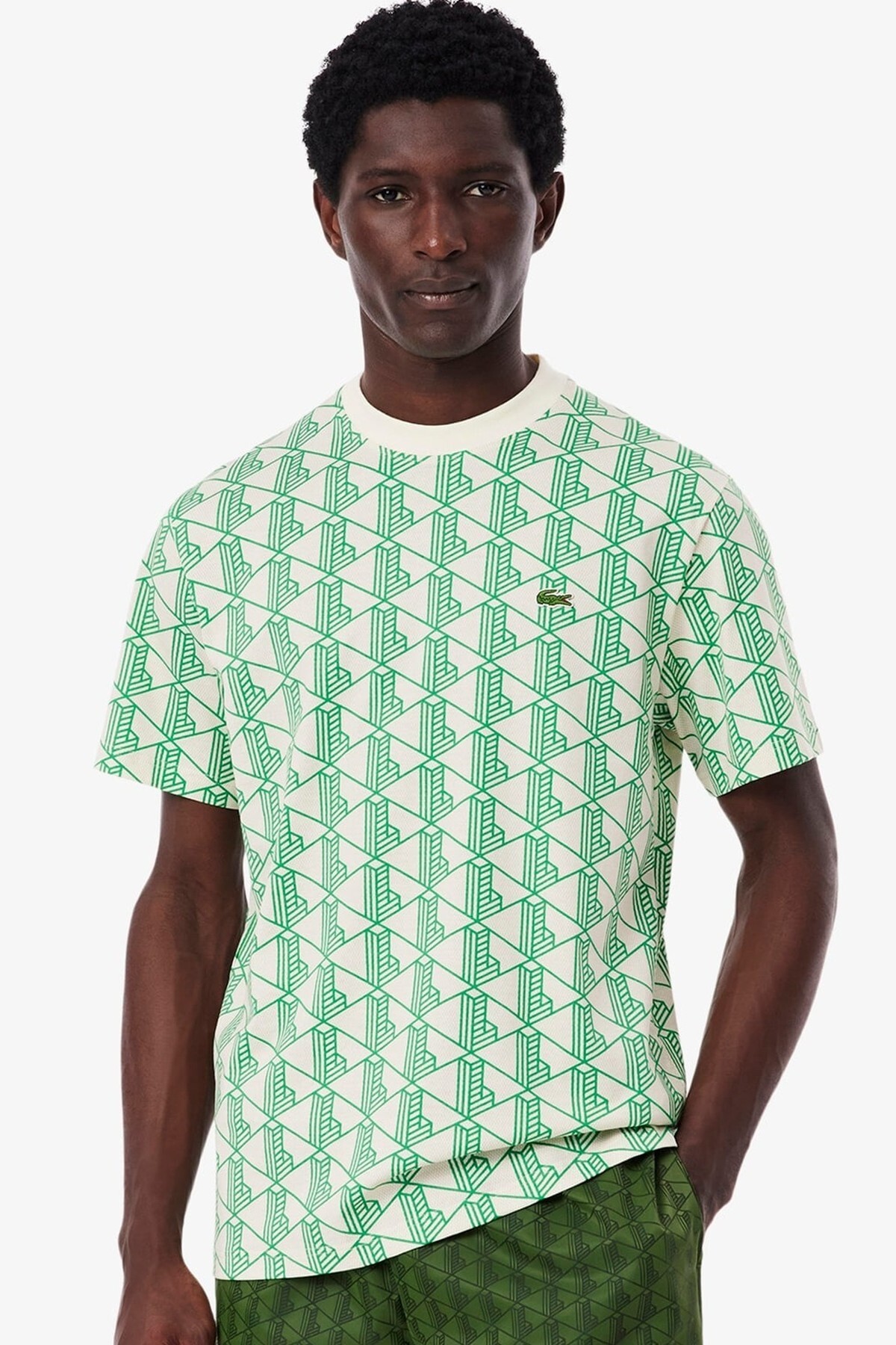 تیشرتمردانهLacosteسبز
