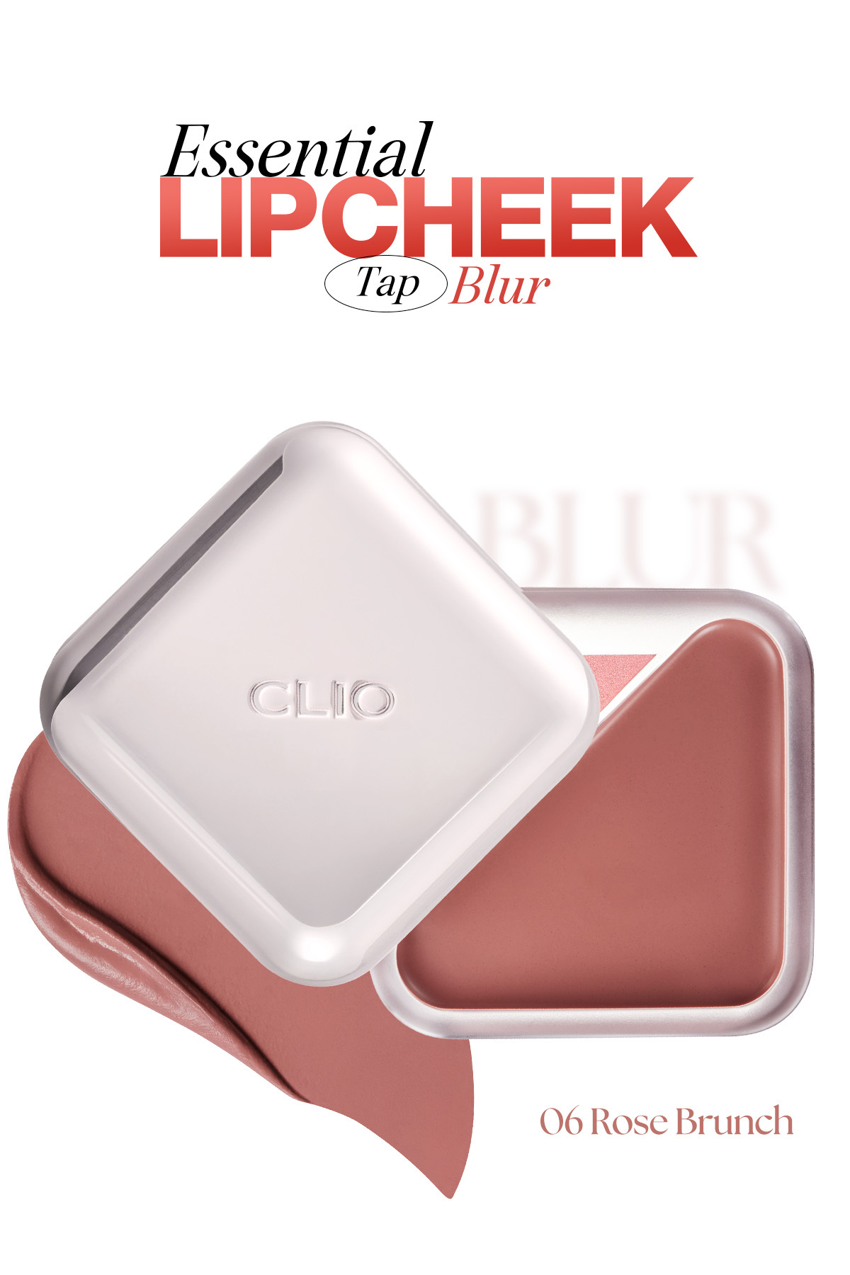 CLIO Dudak ve Yanak Renklendirici, Pürüzsüz Mat Balm Essential Lipcheek Tap Blur (06 Rose Brunch) - Fiyatı, Yorumları