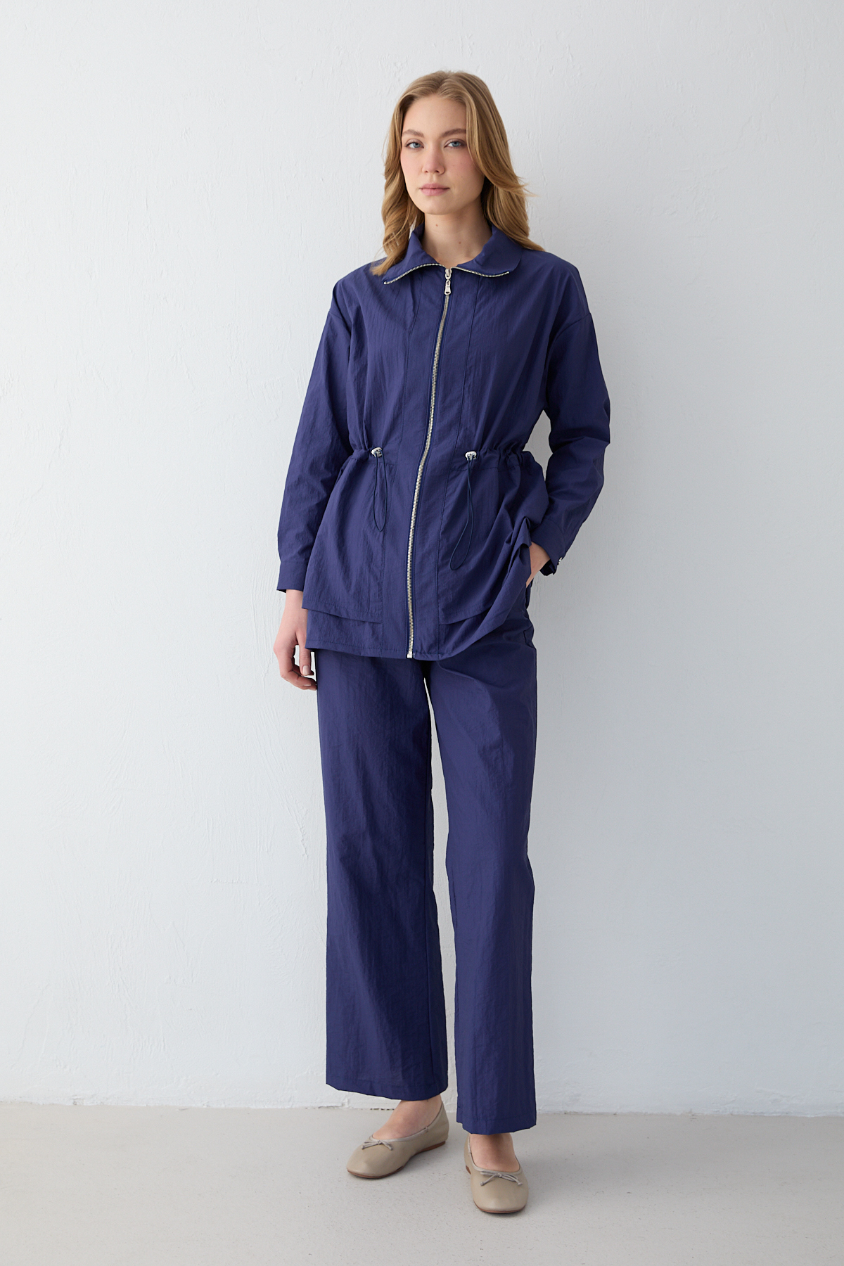 Melike Tatar Zippered Trousers Suit 32-2672