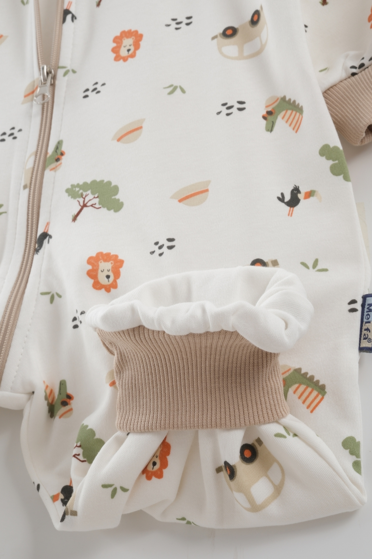 YİNZ Bebek & Çocuk Uyku Tulumu 1.5 TOG Kız Erkek, Desenli, %100 Pamuk, Oeko-Tex Sertifikalı, Elyafsız fotoğrafı 5 (önizleme)