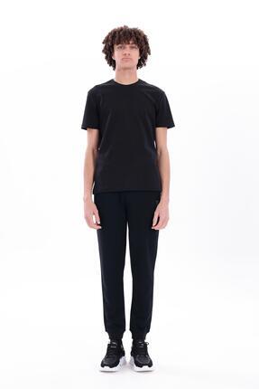 PİERO PERLA Interlok Compact Tona Ton EVA Nakışlı Bisiklet Yaka Slim Fit Erke...