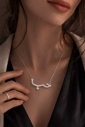 Banum Luxury Şık Tasarımlı Altin Ve Gümüş Renkli Çelik Kolye