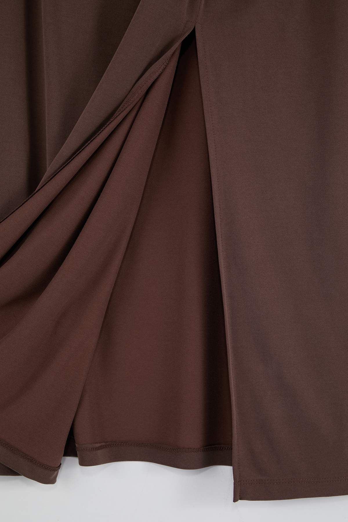 Trendyolmilla  Kahverengi Uzun Örme Modal Etek TDRSS26ET00037 - Görsel 8