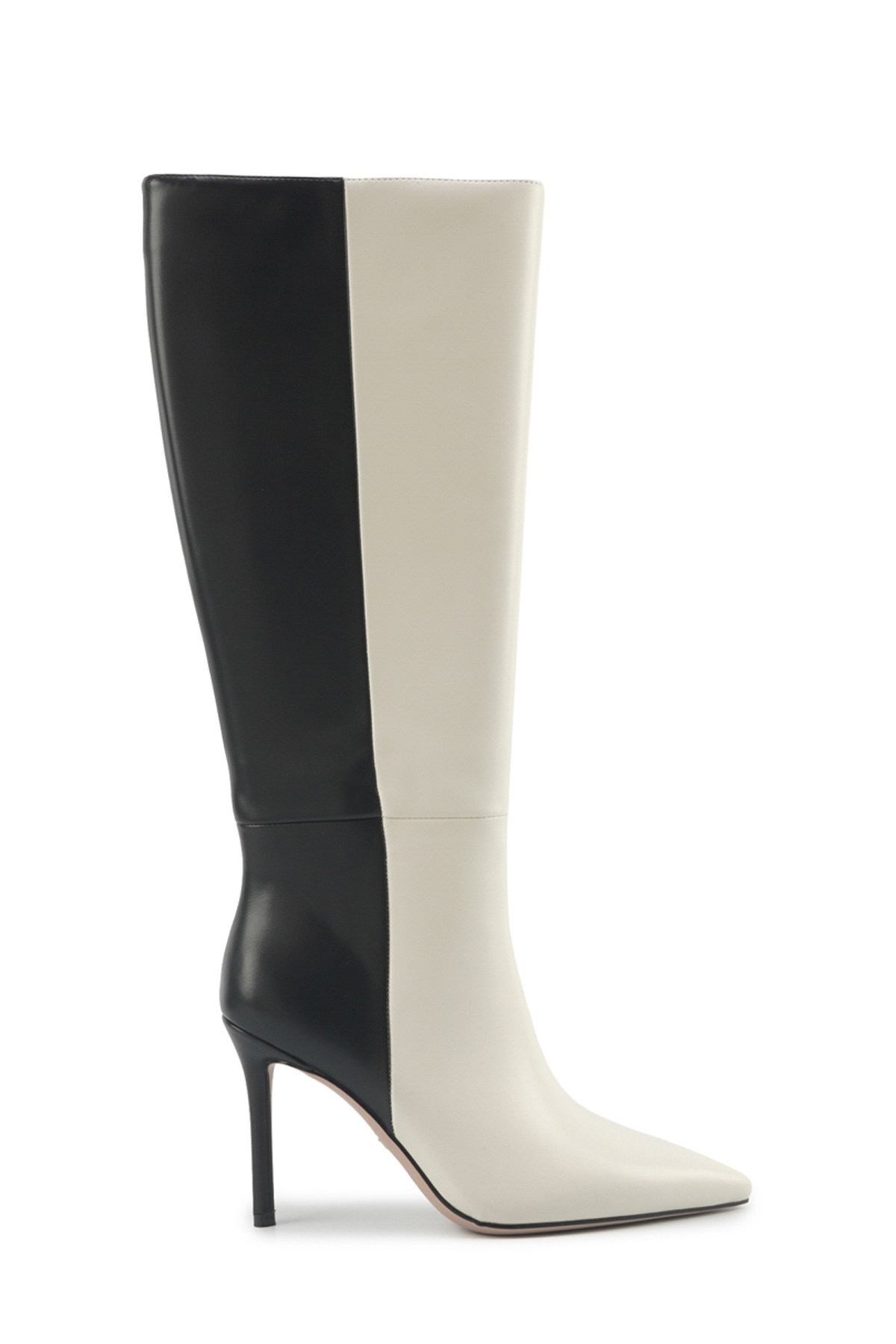 Nine West  JUSTIN 5PR KIRIK BEYAZ Kadın Topuklu Çizme