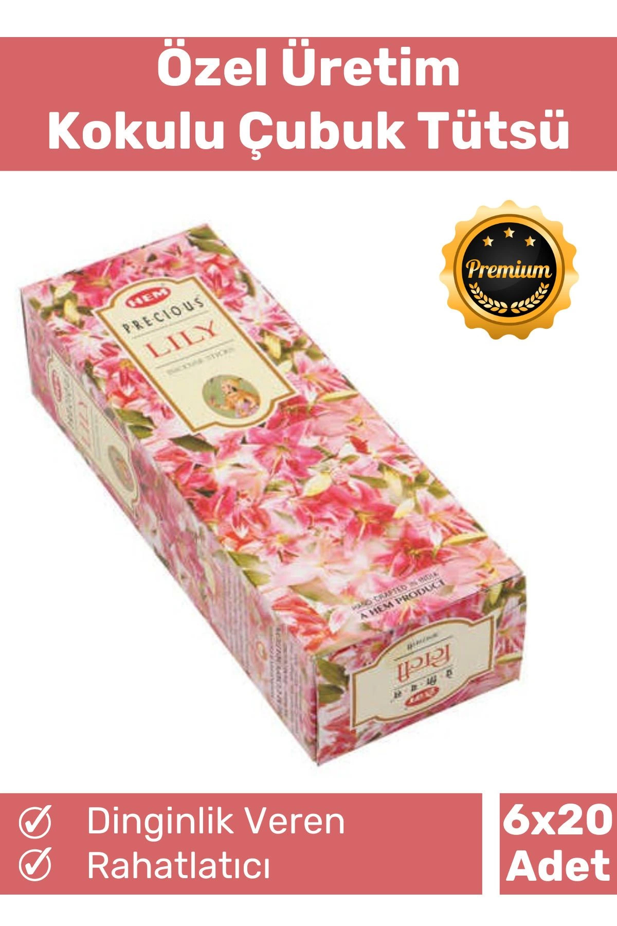 Special Production Calming Meditation Chakra Energy Relaxing Scented Stick Incense 6 x 20 Pieces