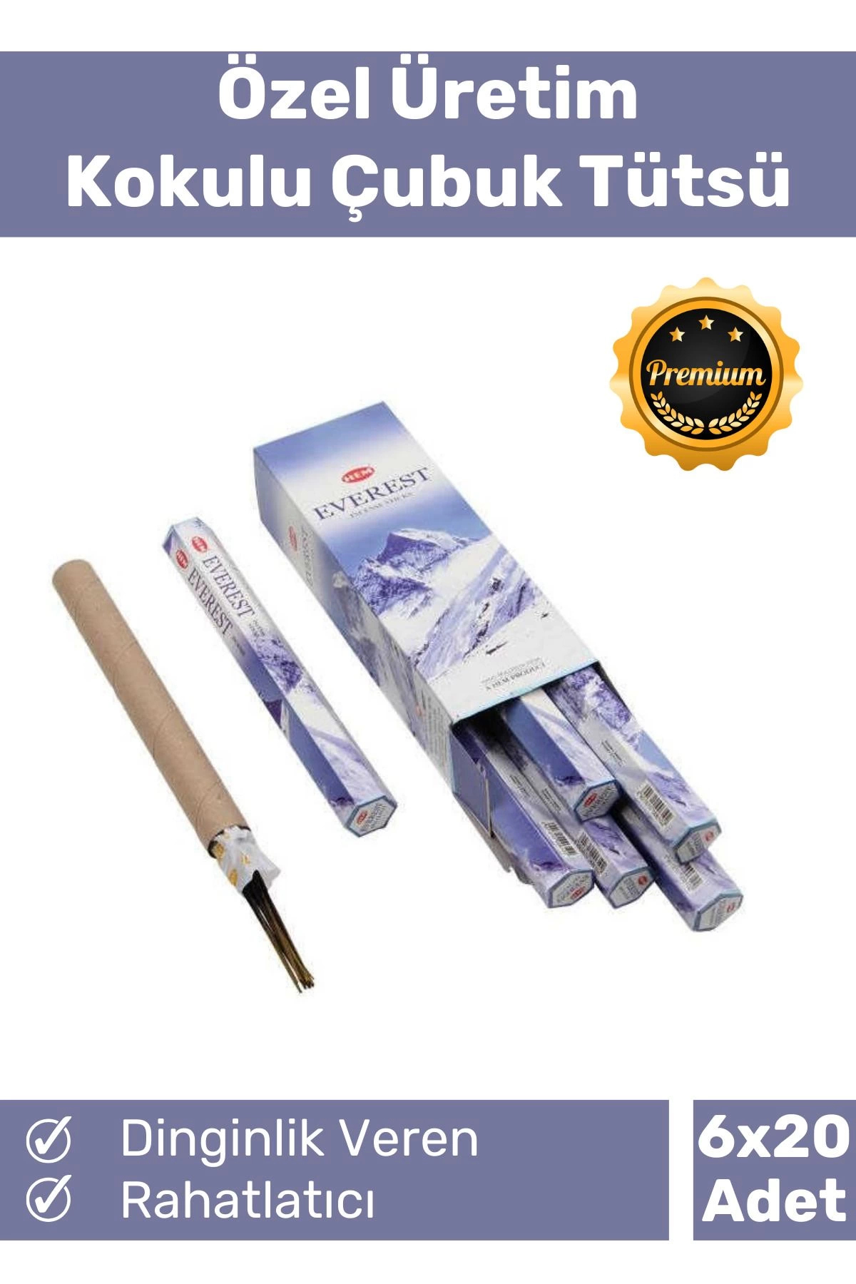 Special Production Calming Meditation Chakra Energy Relaxing Scented Stick Incense 6 x 20 Pieces