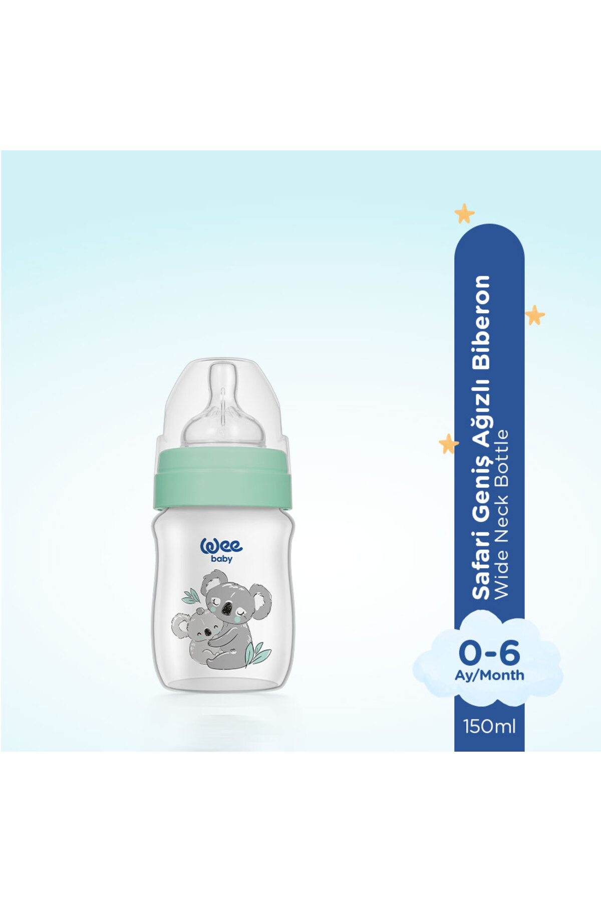 Wee Baby Safari PP Biberon 150 ml - KOALA fotoğrafı 2 (önizleme)