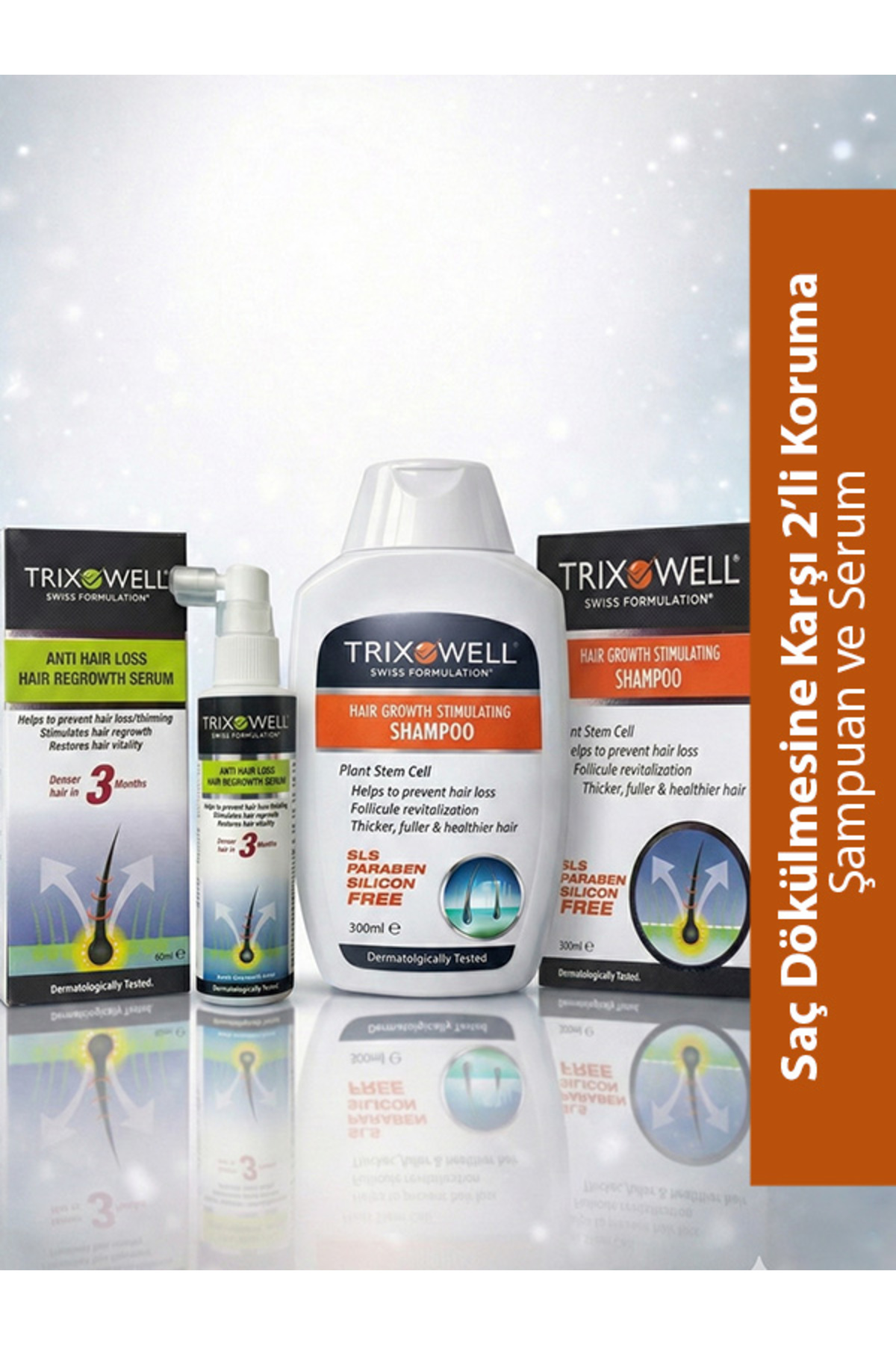 Trixowell Advanced Saç Dökülmesine Karşı Şampuan Ve Serum Set — 1700