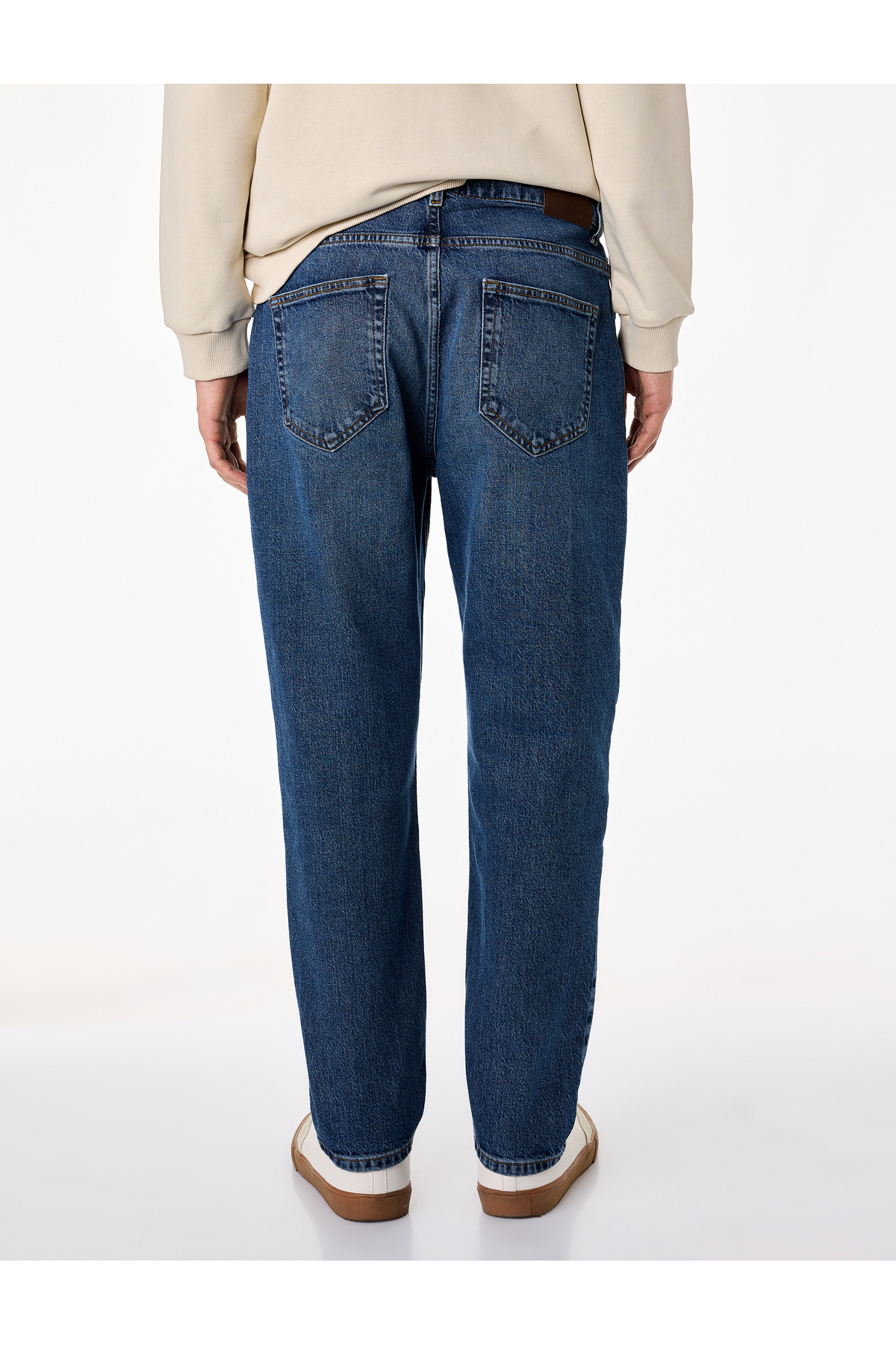 Koton Pamuklu Regular Fit Normal Bel Tapered Jean Pantolon - Joe Jean görsel 5