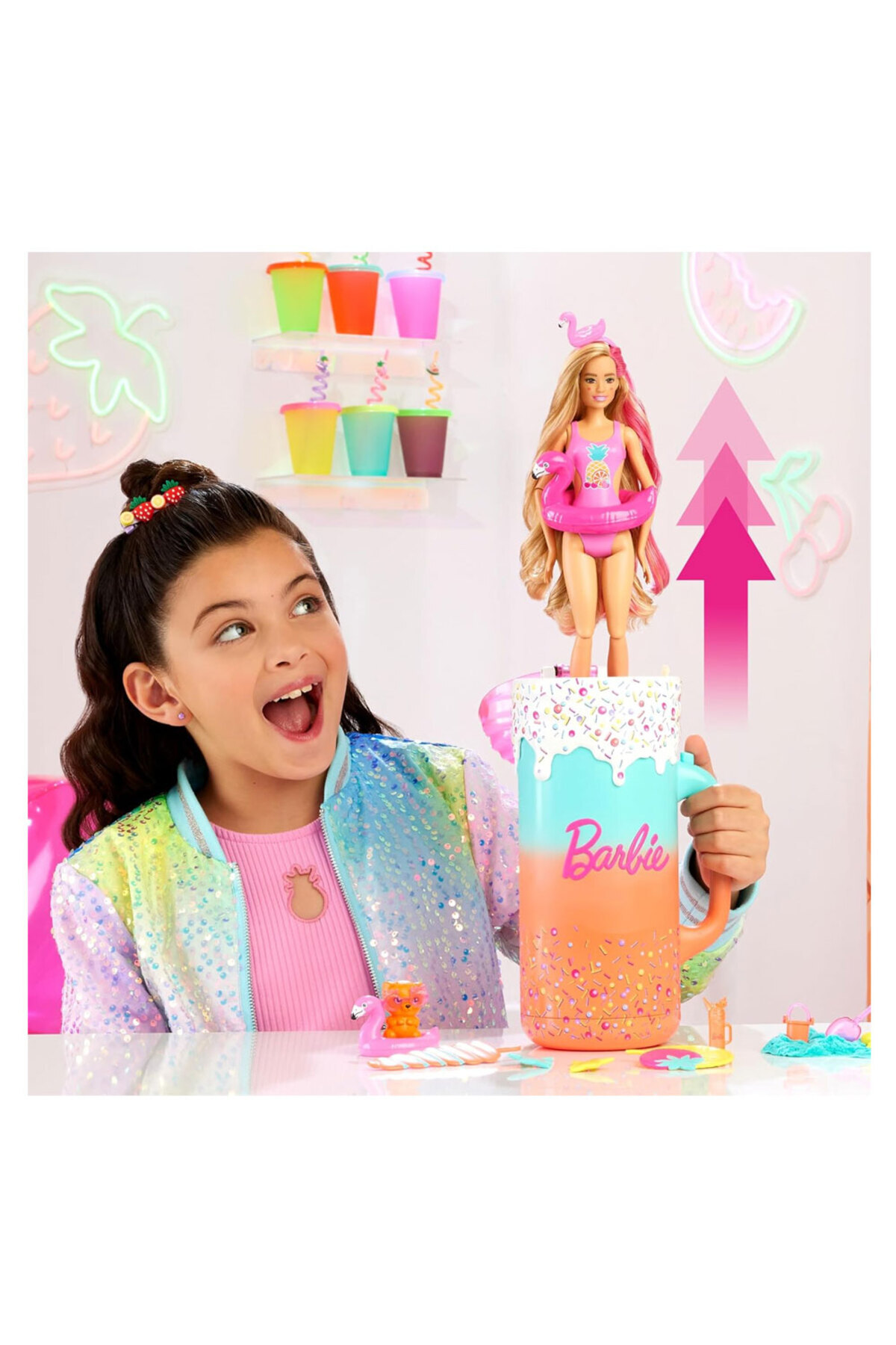Barbie Pop Reveal Sürprizli Bardak Oyun Seti HRK57 fotoğrafı 3 (önizleme)