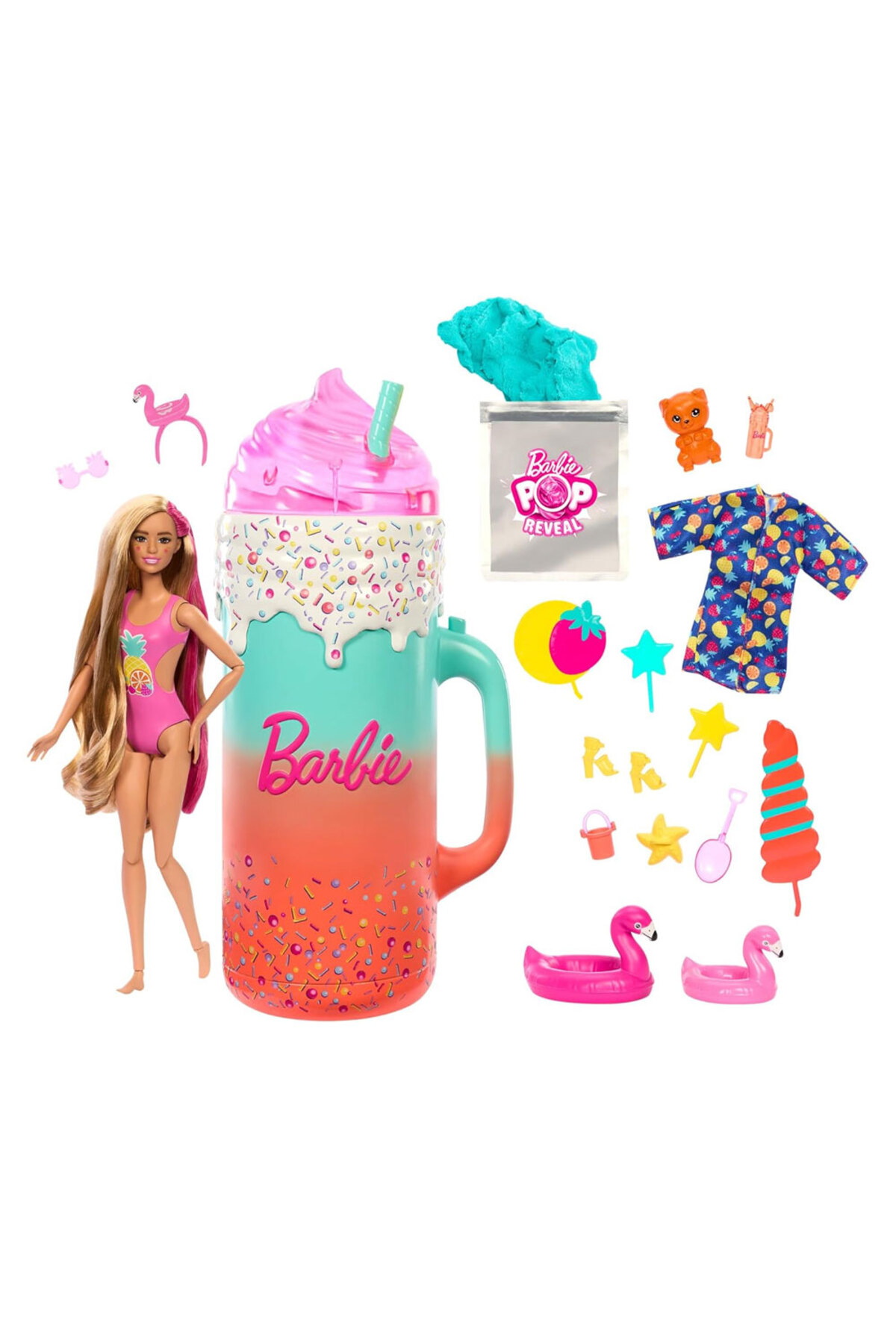 Barbie Pop Reveal Sürprizli Bardak Oyun Seti HRK57 fotoğrafı 4 (önizleme)