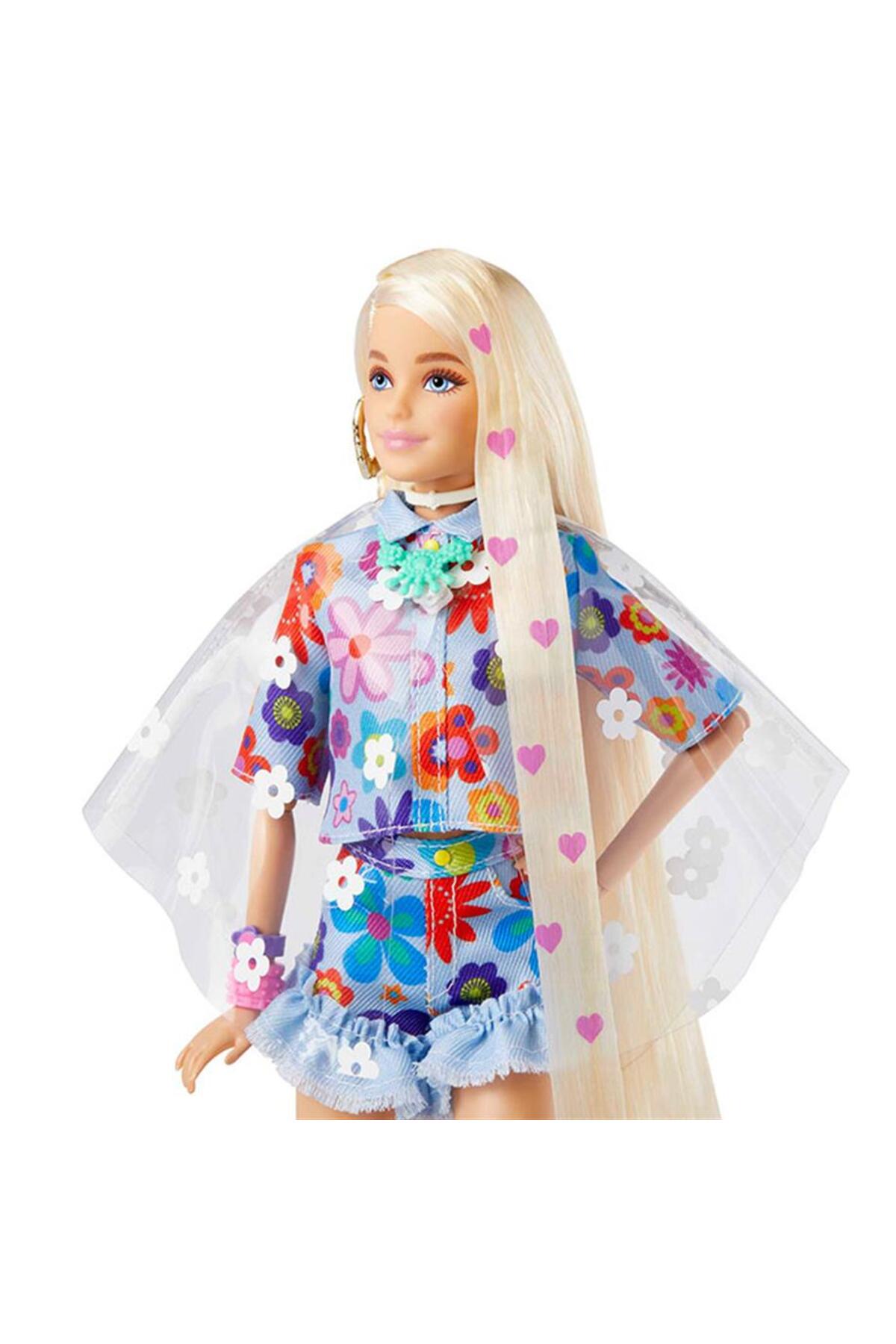 Barbie Extra Mavi Etekli HDJ45 fotoğrafı 5 (önizleme)