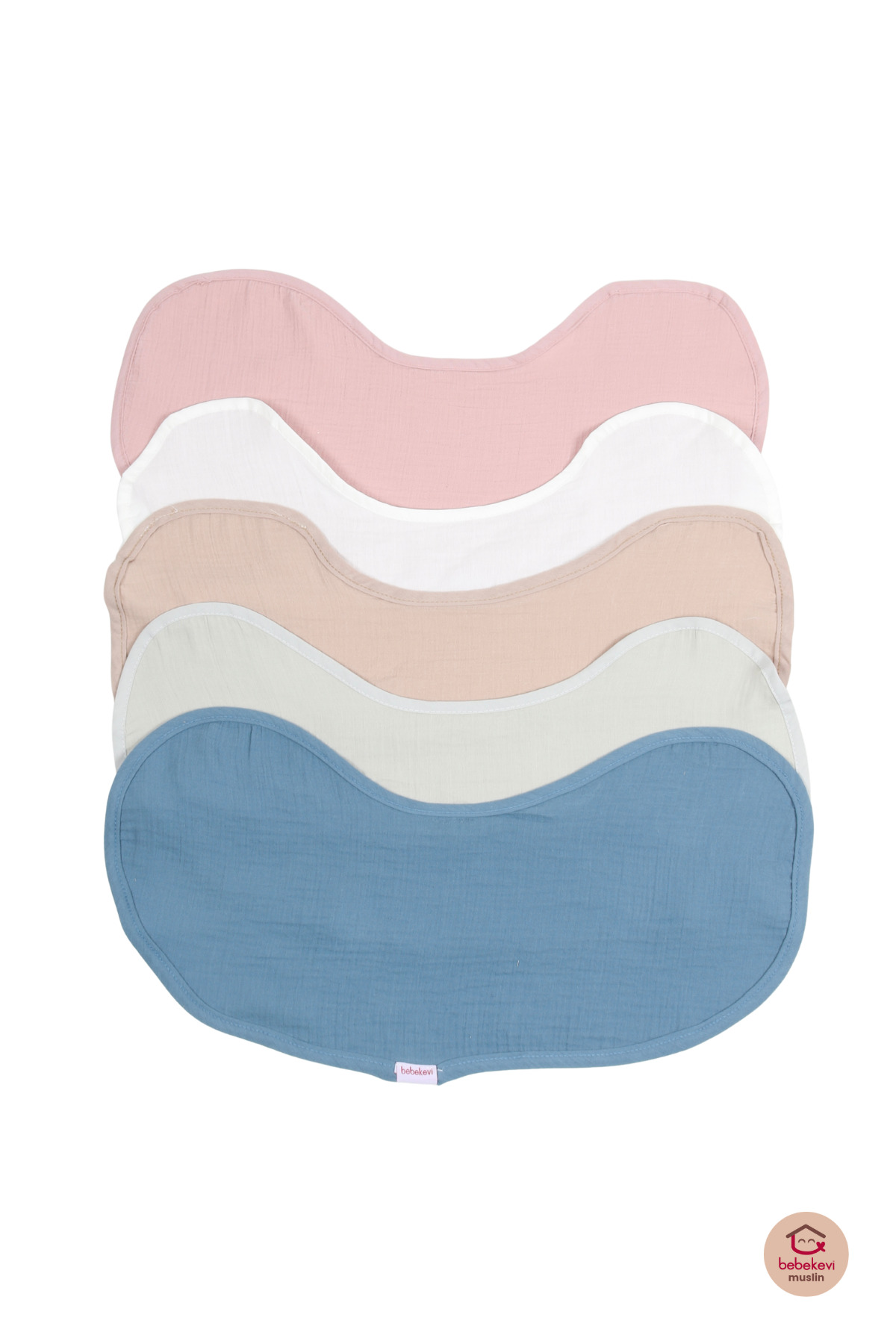 Bebekevi OEKO-TEX® %100 Pamuk Müslin Bebek Omuz Örtüsü – Emzirme Omuz Örtüsü fotoğrafı 5 (önizleme)