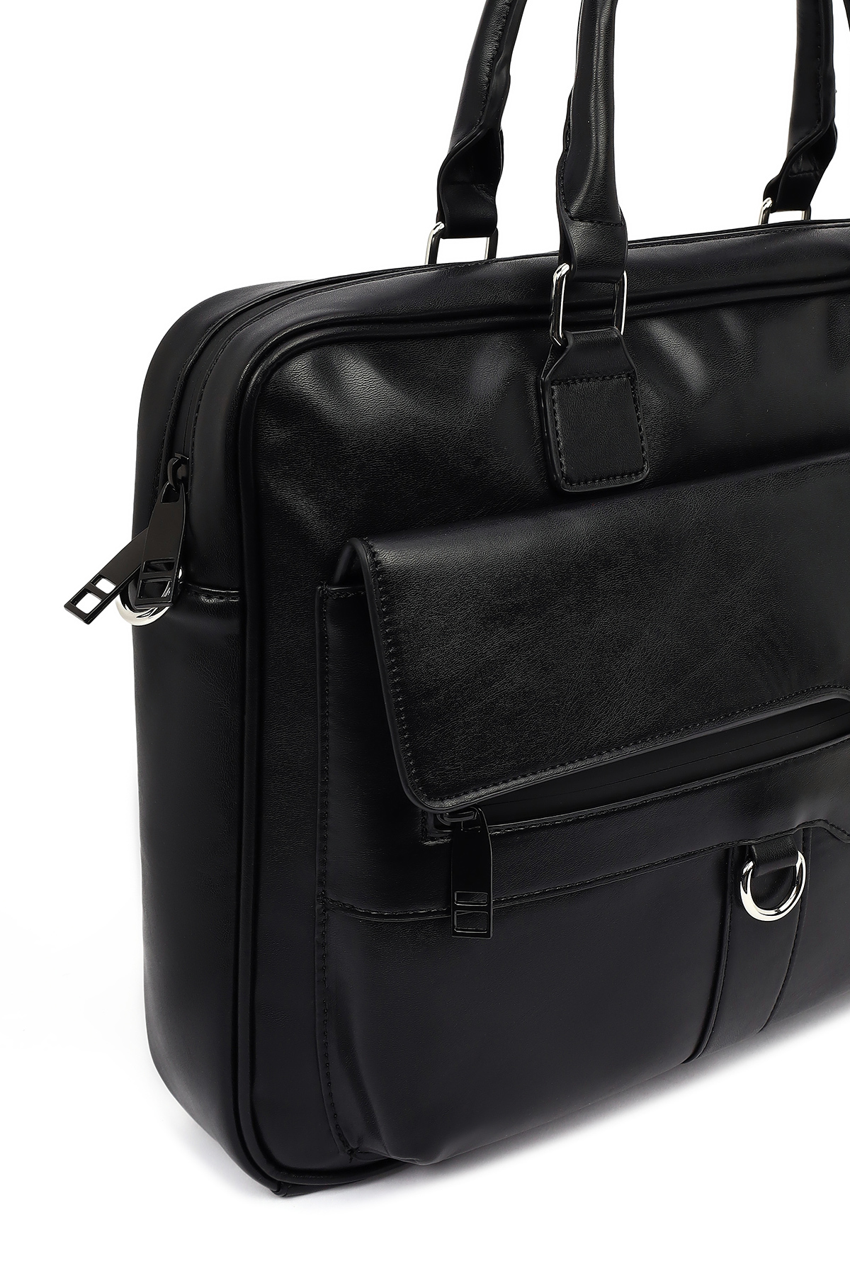 Derimod  Erkek Siyah Evrak Çantası 25WBD301818 - Görsel 8