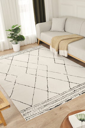 Konfor Halı Konfor Jung 7186 Modern Dokuma Yumuşak Post Shaggy Halı