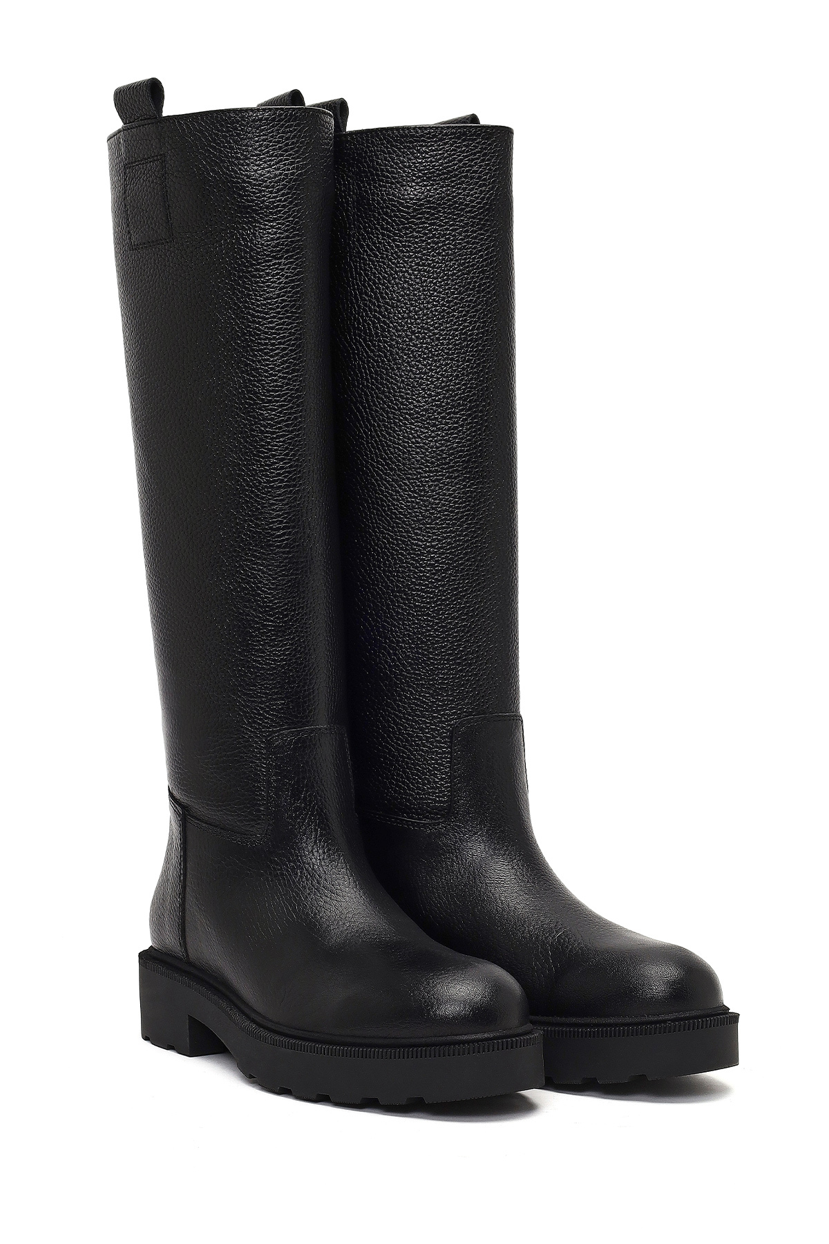 Derimod  Kadın Siyah Kalın Tabanlı Deri Çizme 25WFD1893FT - Görsel 2