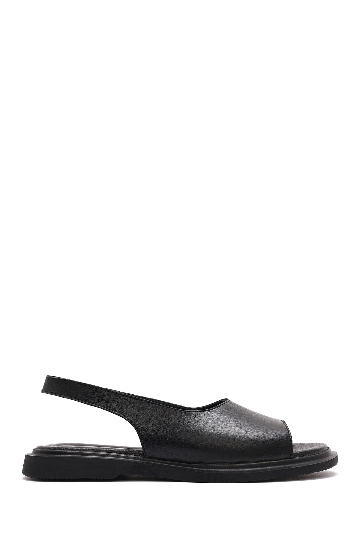 Derimod  Kadın Siyah Hakiki Hakiki Deri Sandalet 25SFD363218