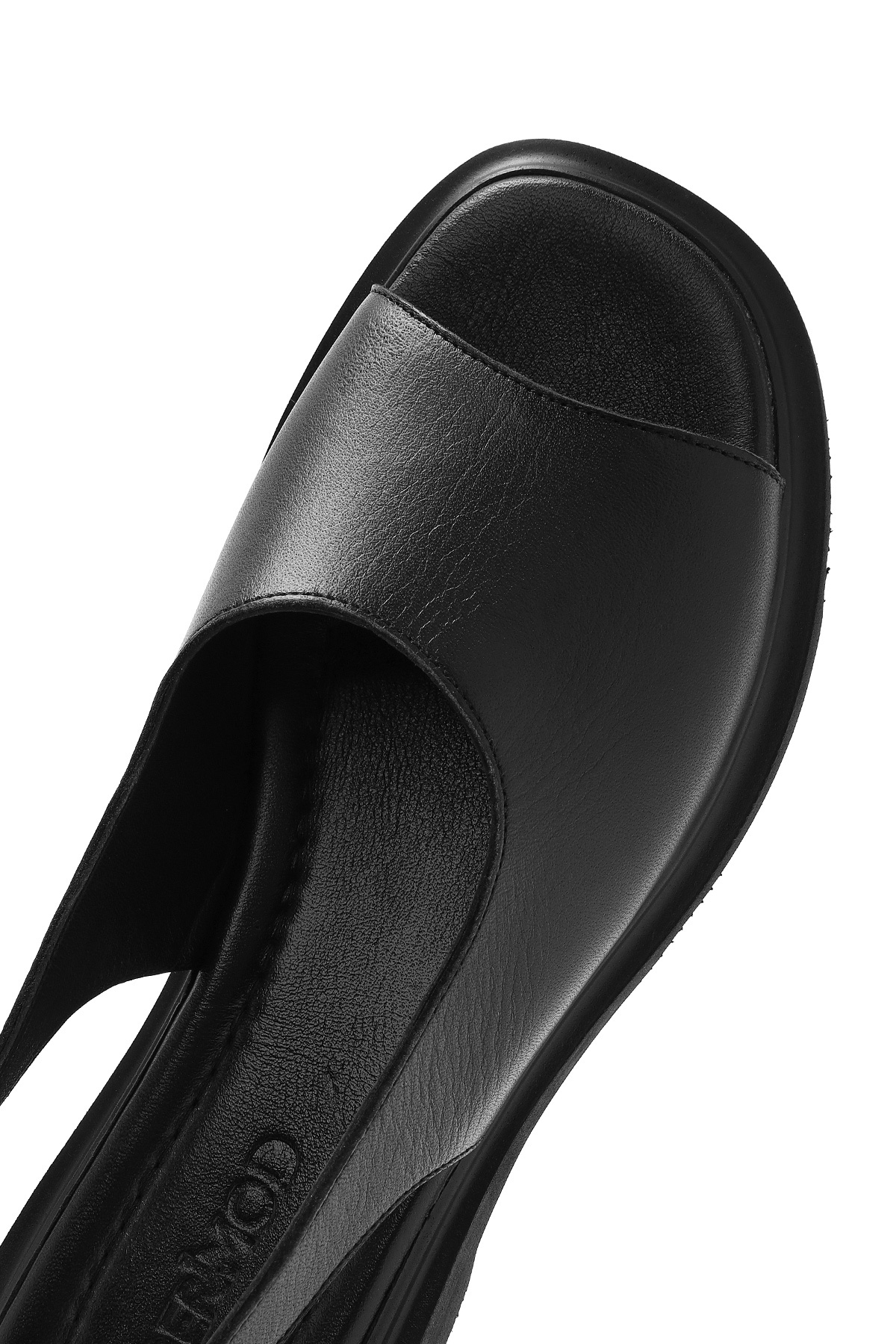 Derimod  Kadın Siyah Hakiki Hakiki Deri Sandalet 25SFD363218 - Görsel 8