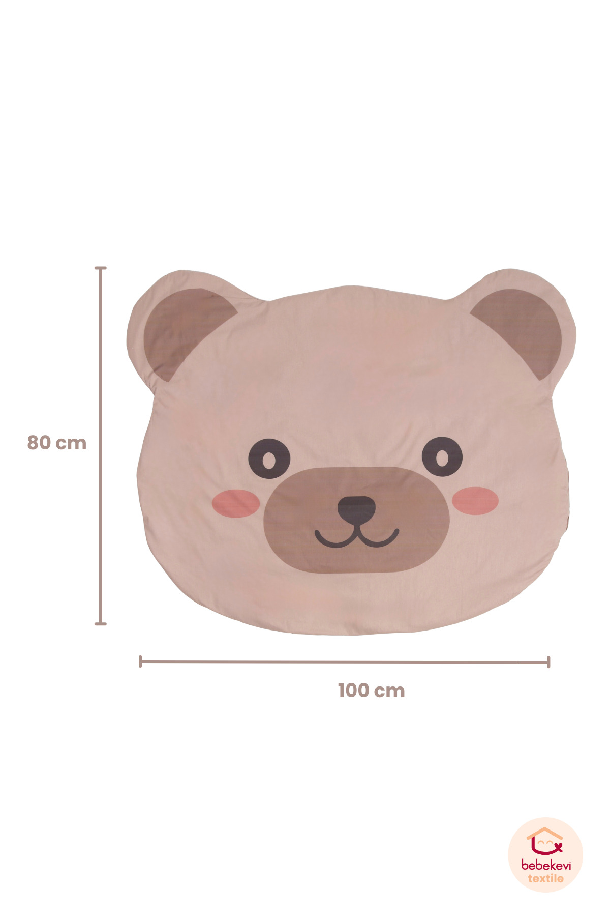 Bebekevi %100 Pamuk Bebek Çocuk Oyun Halısı Çocuk Oyun Matı , Yenidoğan Emekleme Pedi,Aktivite Oyun Matı fotoğrafı 2 (önizleme)