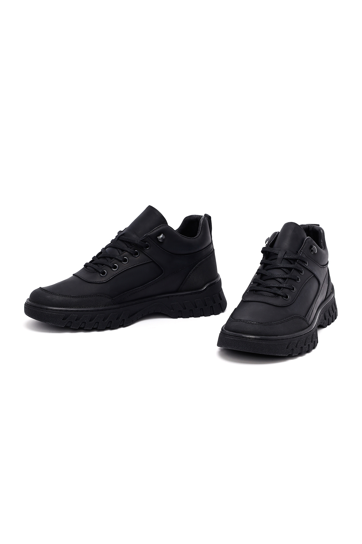 Derimod  Erkek Siyah Bağcıklı Deri Casual Bot 25WFD6610V3 - Görsel 4