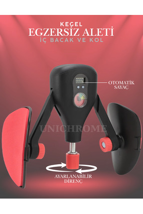 Unichrome İç Bacak Egzersiz Aleti 35 Kg Ayarlanabilir Kegel Cihazı Pelvik Kas...