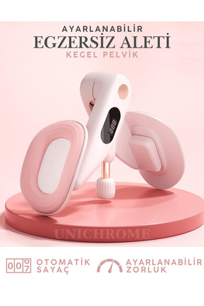 Unichrome İç Bacak Egzersiz Aleti Ayarlanabilir Kegel Cihazı Pelvik Taban Kas...