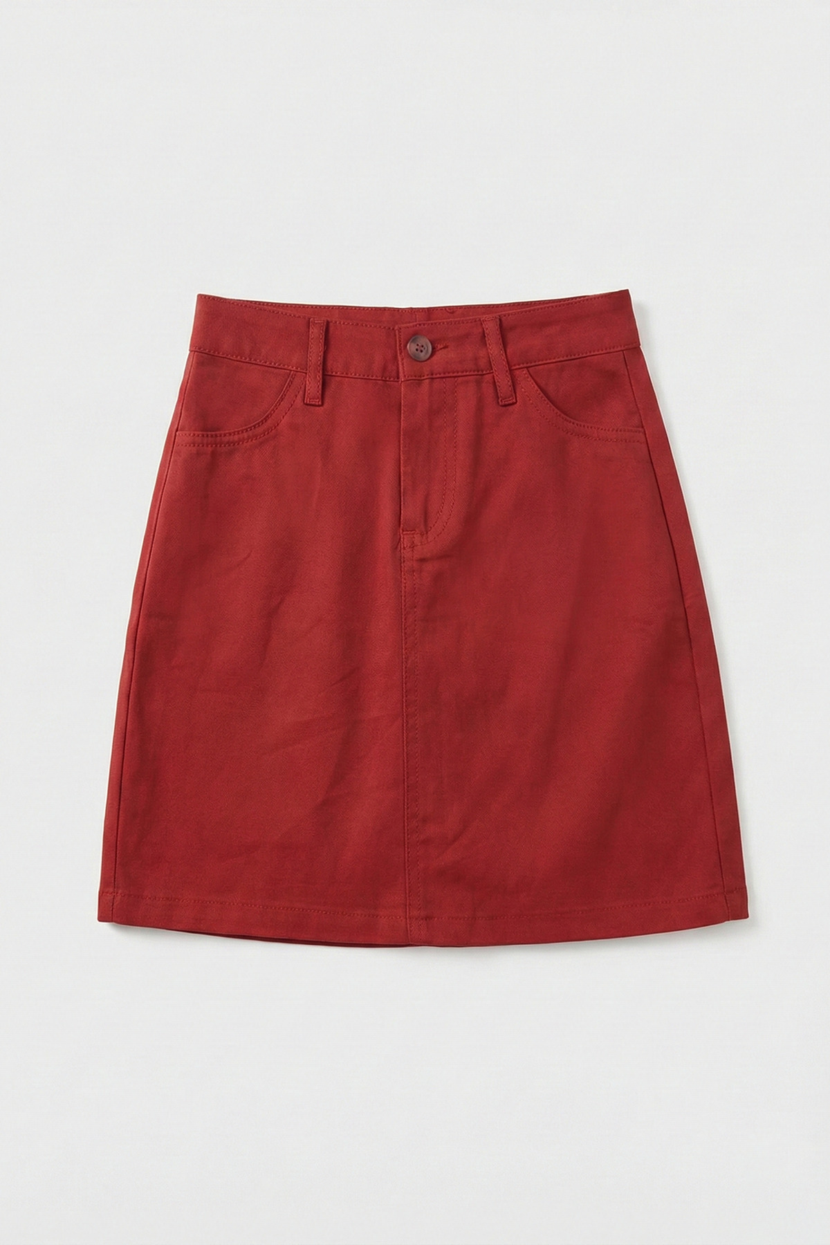Girl April 23, 29 October 10 November Buttoned Linen Show Casual Skirt