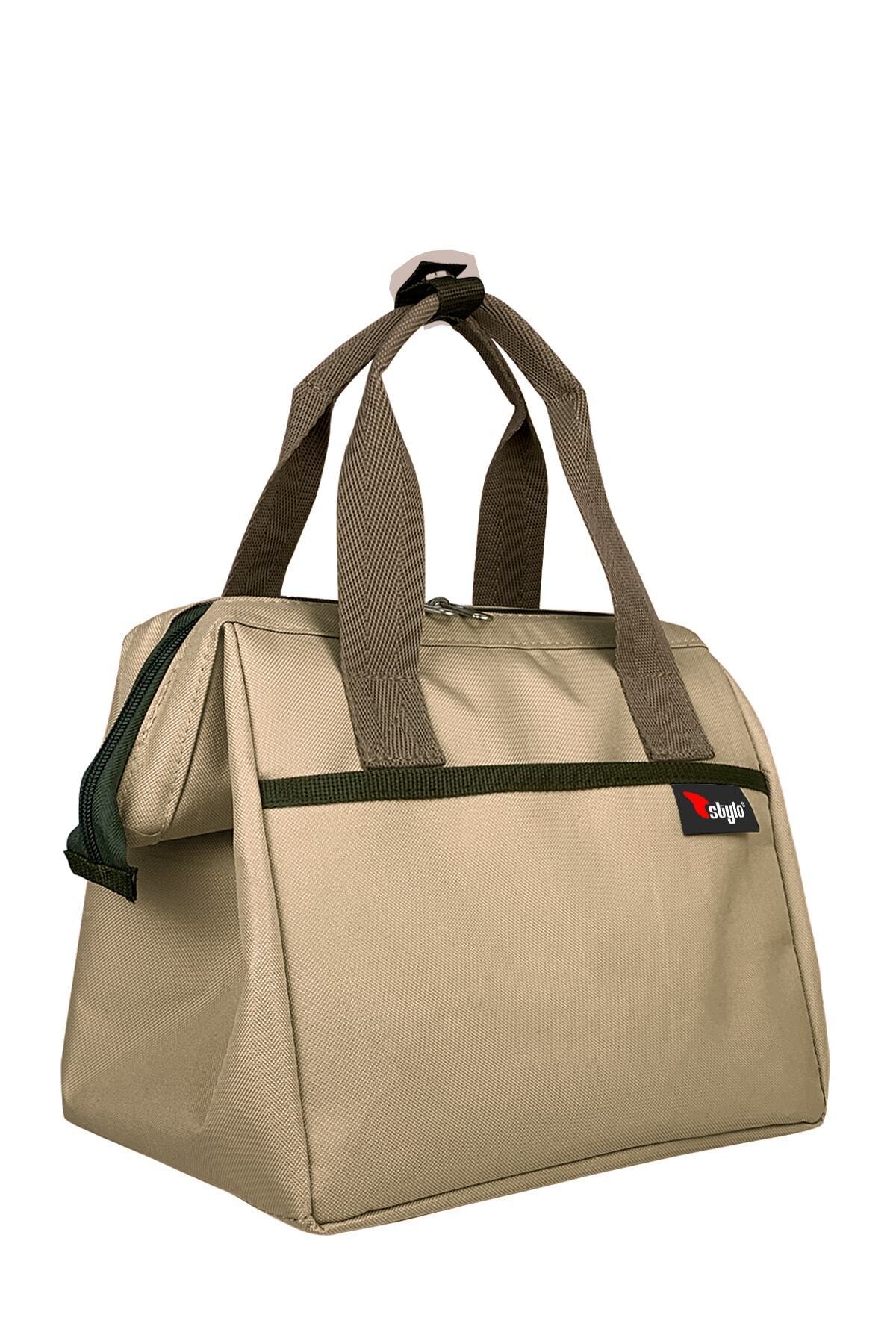 Stylo Beach Bag Termos Çanta - Bej fotoğrafı 4 (önizleme)